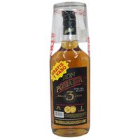 Ron POMALCA Añejo 3 Años Botella 1L + Vaso