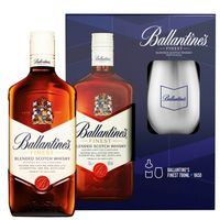 Pack Whisky BALLANTINES Botella 700ml + Vaso