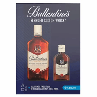 Pack Whisky BALLANTINES Botella 700ml + Whisky Ballantines 200ml