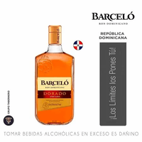 Ron BARCELO Dorado Botella 750ml