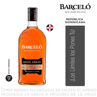 Ron BARCELO Gran Añejo Botella 750ml