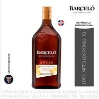 Ron BARCELO Añejo Botella 1L