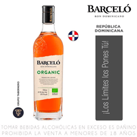 Ron BARCELO Orgánico Botella 750ml