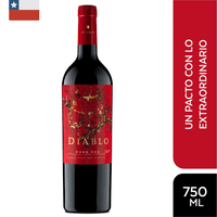 Vino Tinto Blend Dark Red Diablo Botella 750ml