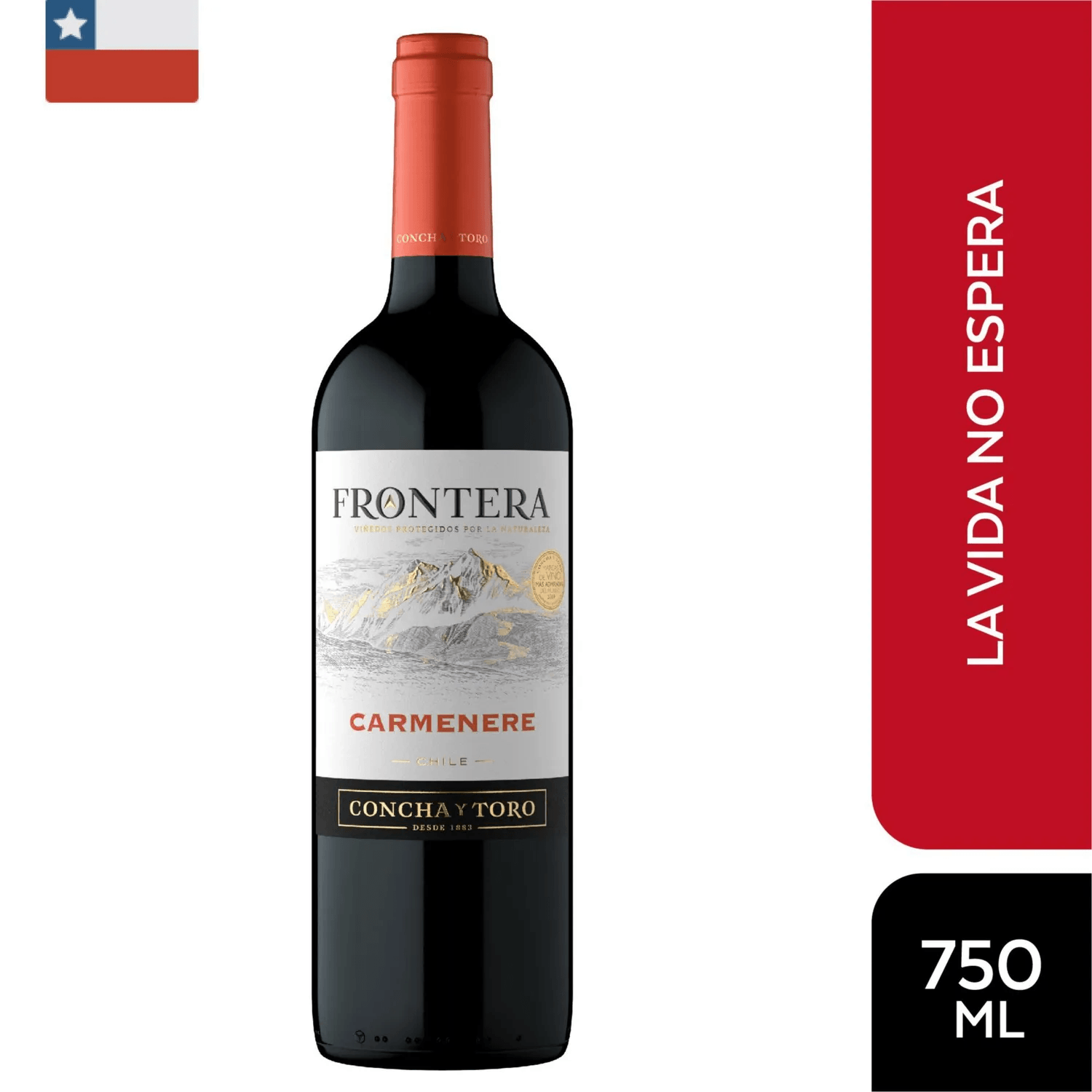 Vino FRONTERA Carmenere Botella 750ml