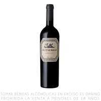 Vino Tinto EL ENEMIGO Cabernet Franc Botella 750ml