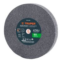 Piedra Abrasiva 6"" x 25mm x 1"" Grano 60 Truper 16382