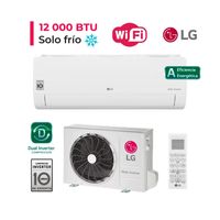 DUALCOOL Aire Acondicionado LG Split De 12,000 BTU/H Inverter Frío Solo