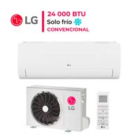 Aire Acondicionado LG Split De 24,000 BTU/H Convencional Frío Solo