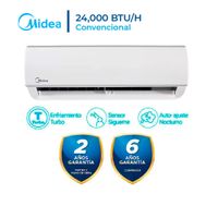 Aire Acondicionado Midea Split De 24,000 BTU Convencional Frío Solo