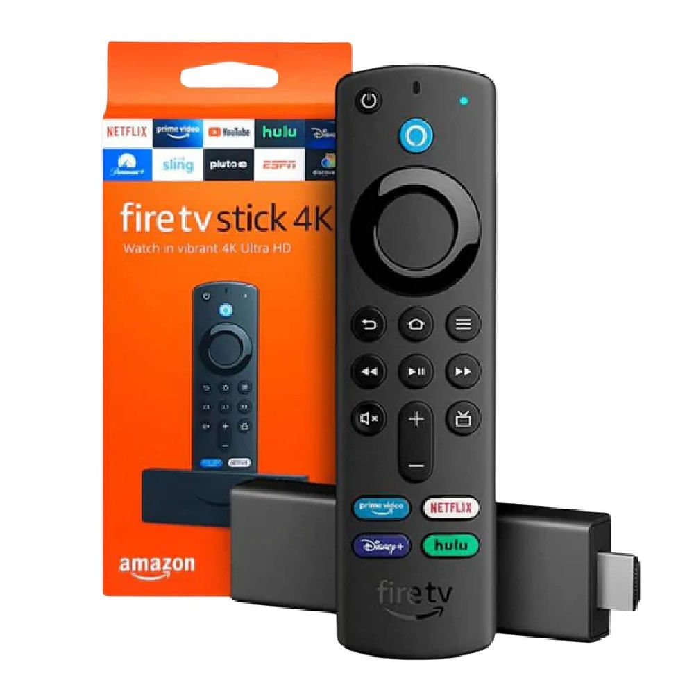 Amazon Fire TV Stick 4k con control remoto compatible con Alexa 2da Gen