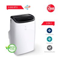 Aire Acondicionado Portátil Rheem De 9,000 BTU Convencional Frío Solo