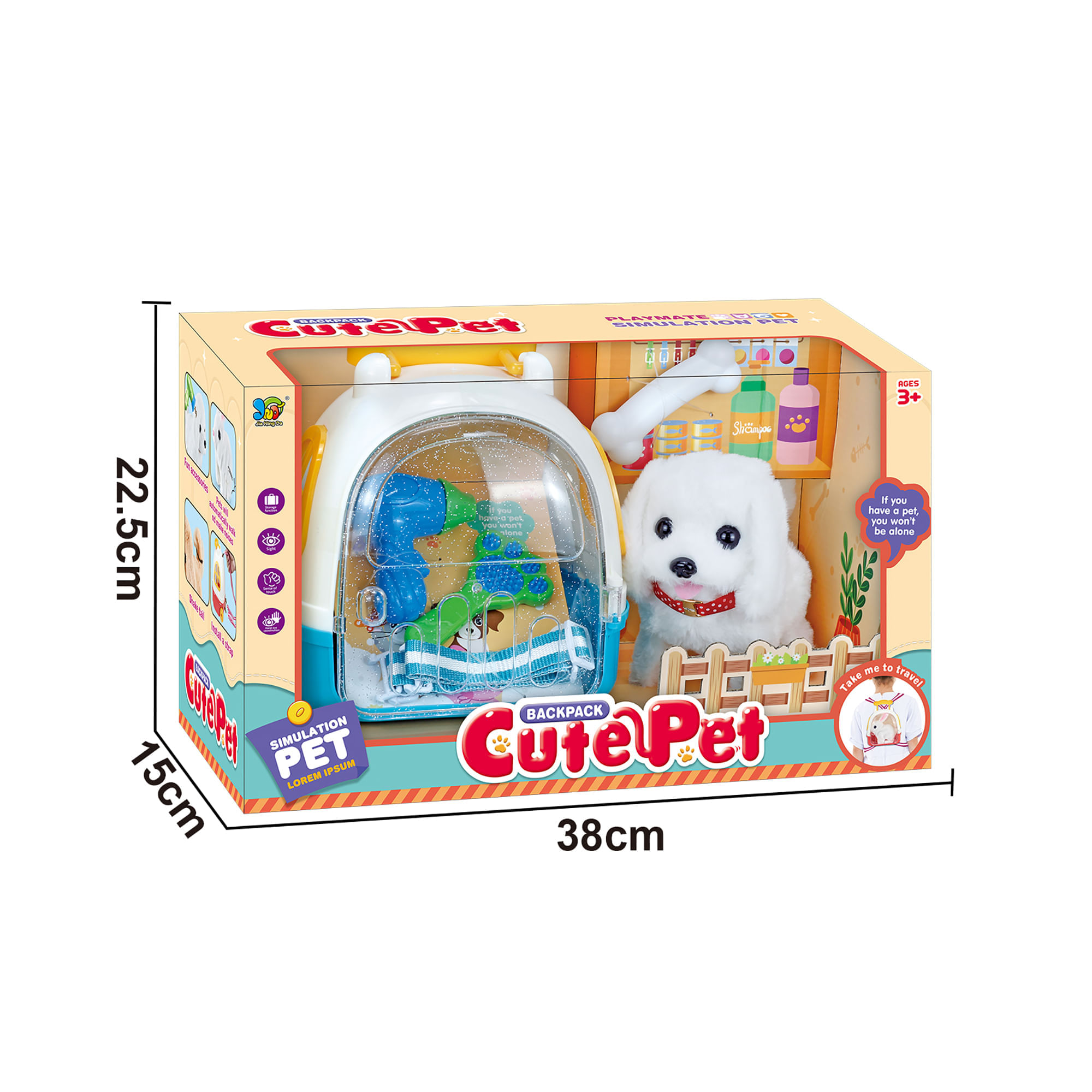 Play Set Pet Cage Perro 799-9B BRIGHT
