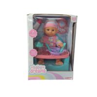 Muñeca 13"" Silla de Comer HX870 BABY DREAMS
