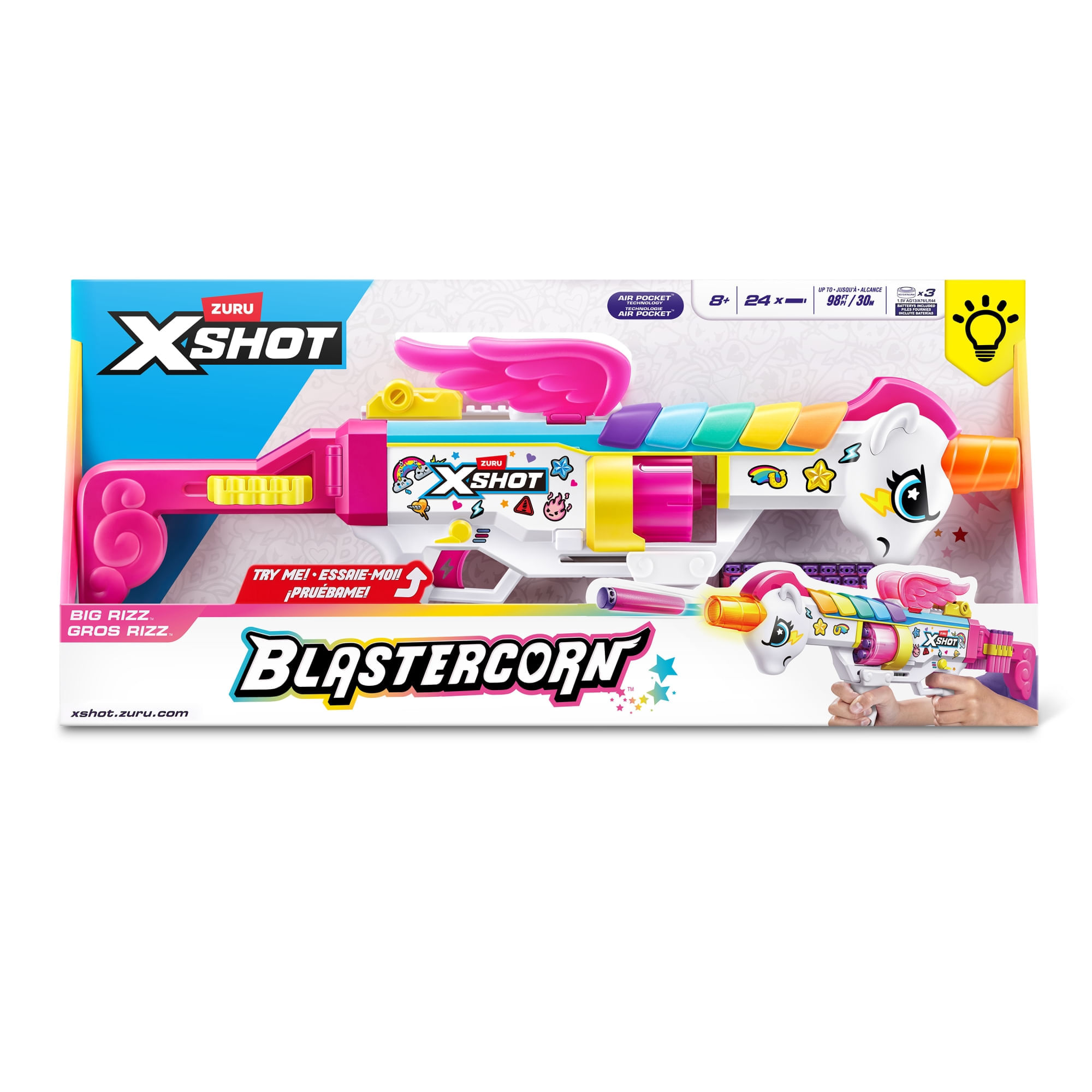 Lanzador Blastercorn Unicornio X-SHOT