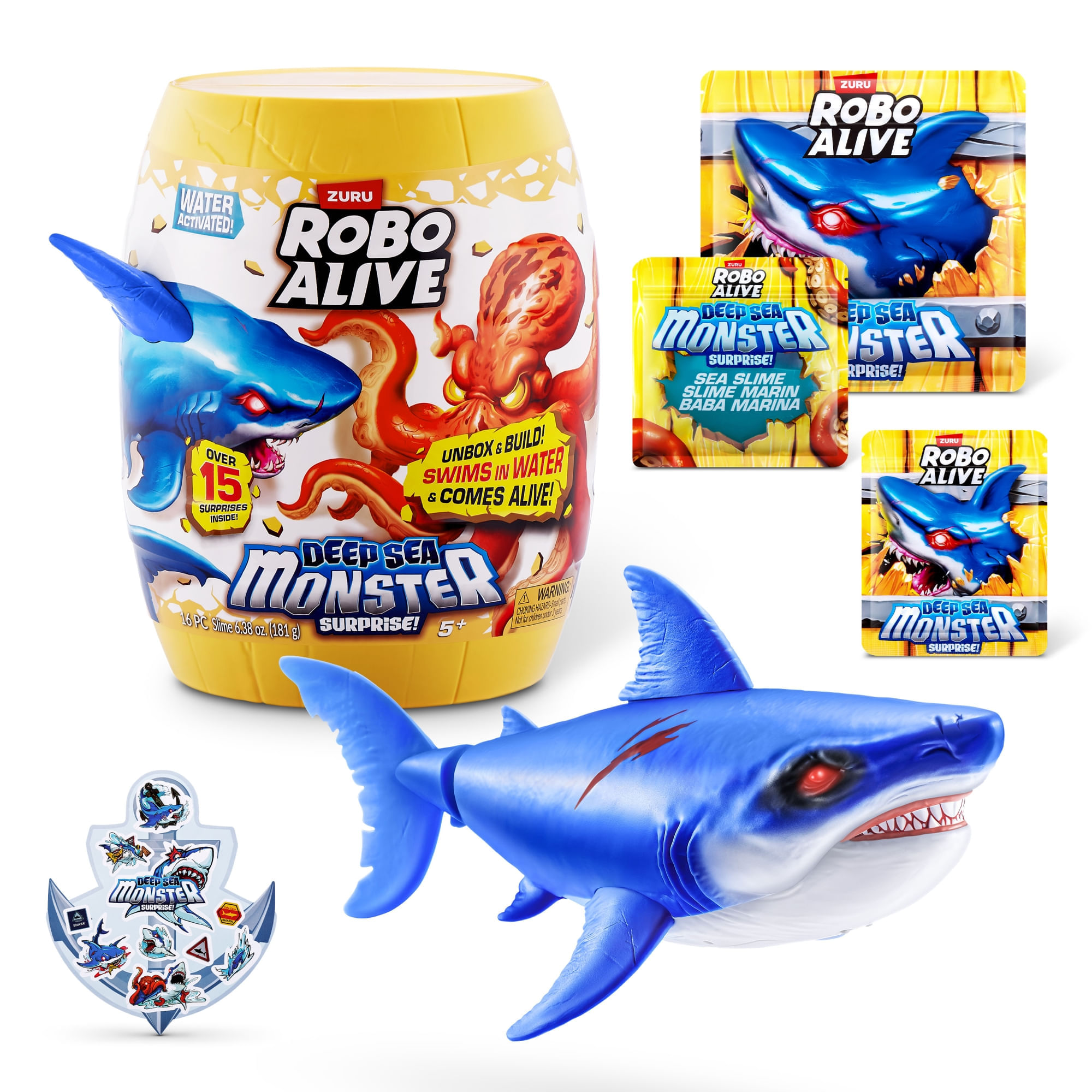 Set sorpresa monstruo marino ROBO ALIVE
