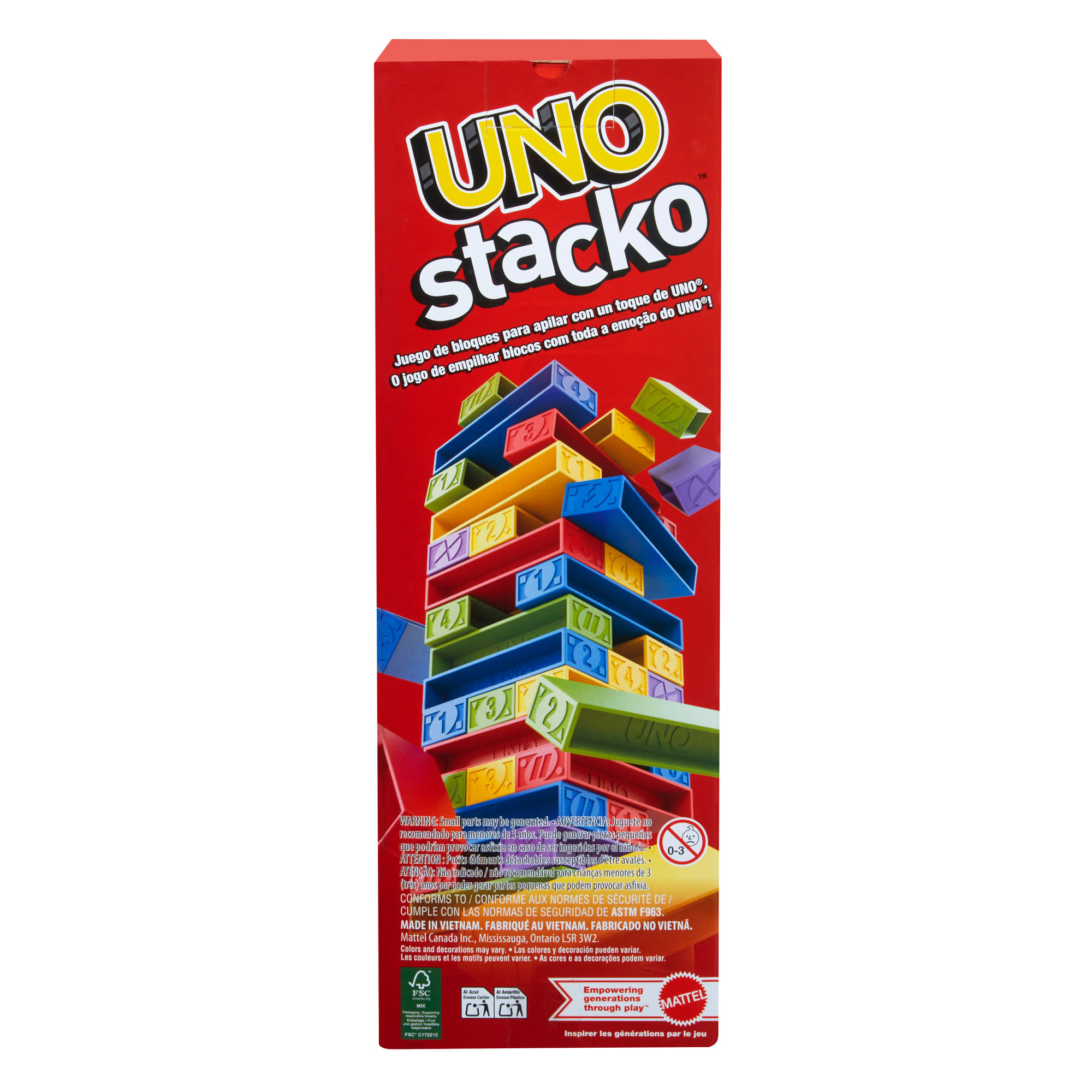 Juego de mesa Uno Stacko New Edition MATTEL GAMES