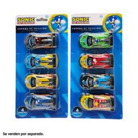 Set 4 Autos de Fricción SONIC ST-SN-CS4S