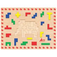 Ac ARTICREATIVO Encaje Tangram Elefante Mad X 20Pzas
