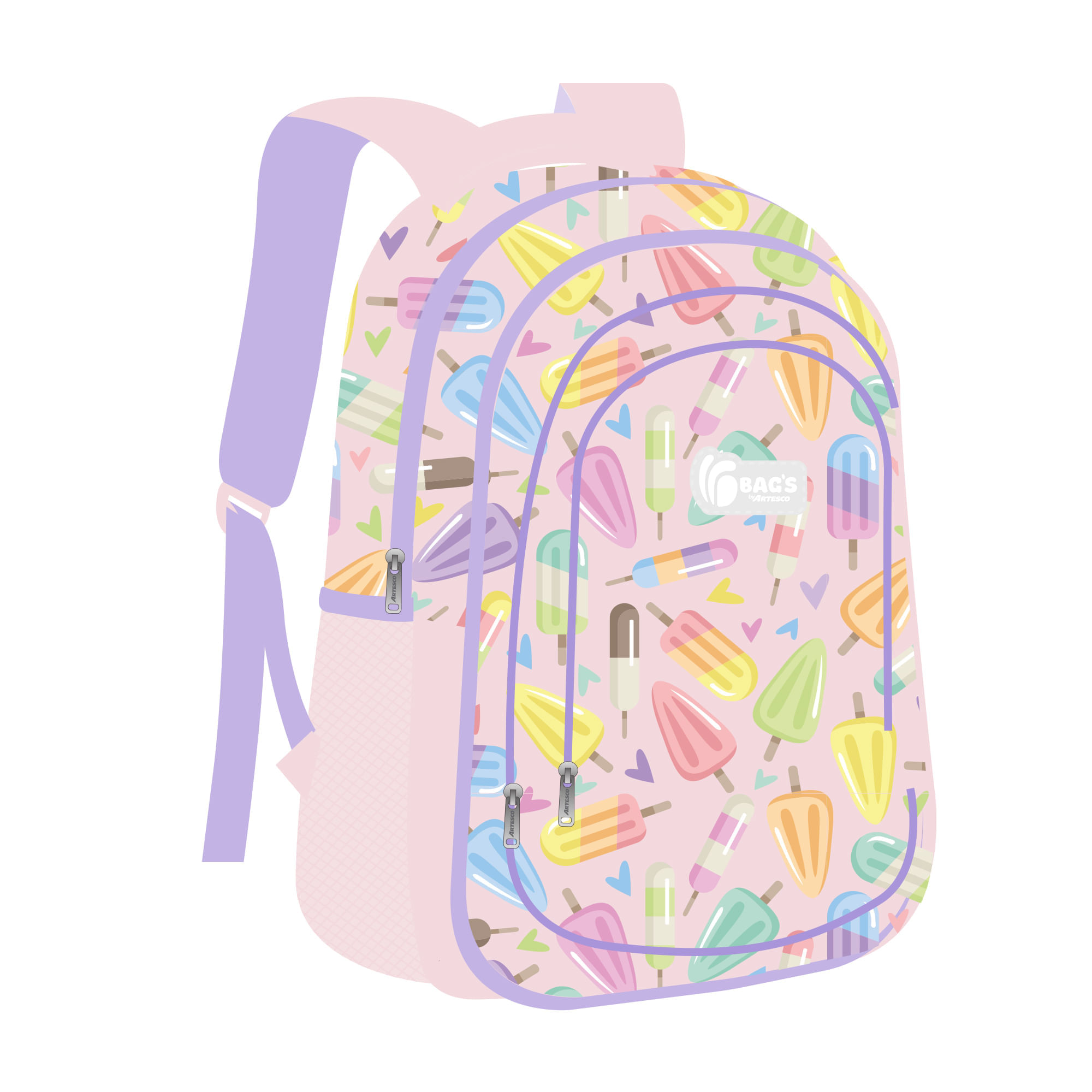 Mochila ARTESCO Bagbyarte Tw Girl Helado
