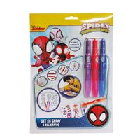 Set en spray Spiderman con bolígrafo x3 ARTESCO