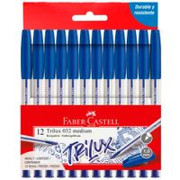FABER CASTELL Bol Trilux 032 M 12 Az Est X12