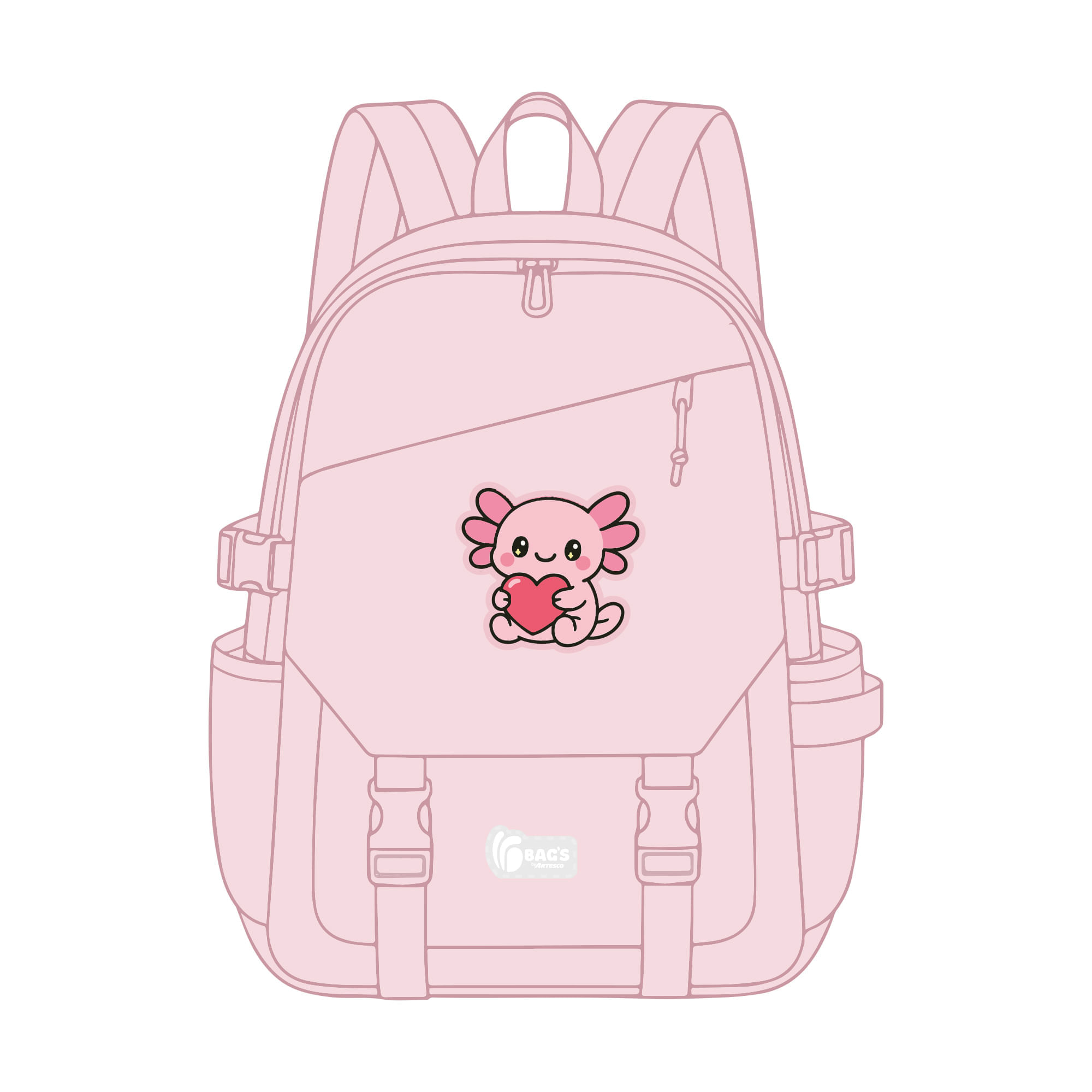 Mochila ARTESCO BagbyARTESCO Axolove Rsd
