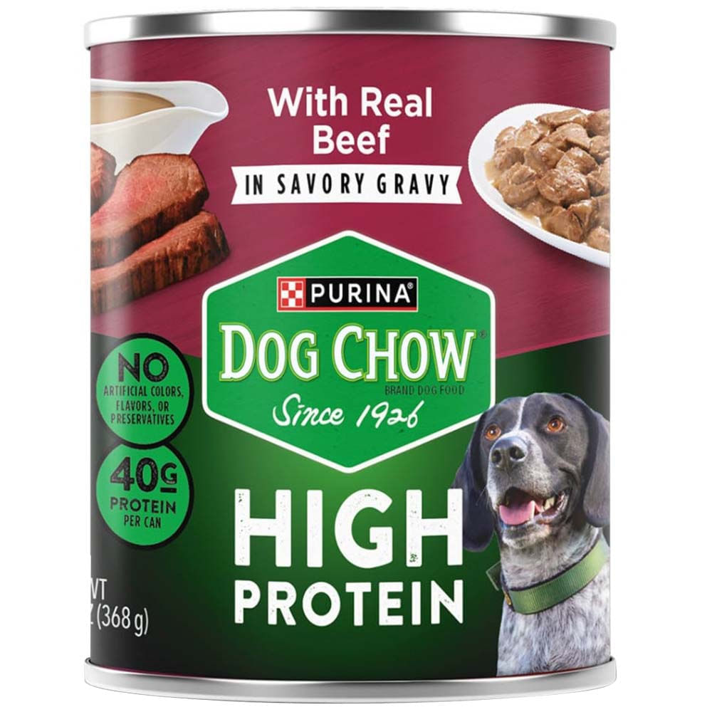 Alimento para Perros DOG CHOW Sabor Carne Lata 368g