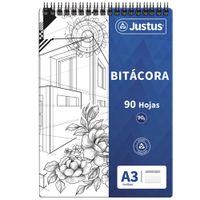 JUSTUS Block Anillado Bitácora A3