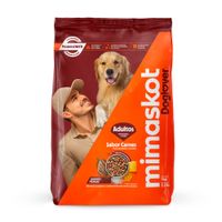 Comida para Perros MIMASKOT  Adultos Medianos y grandes sabor Carne Bolsa 1Kg