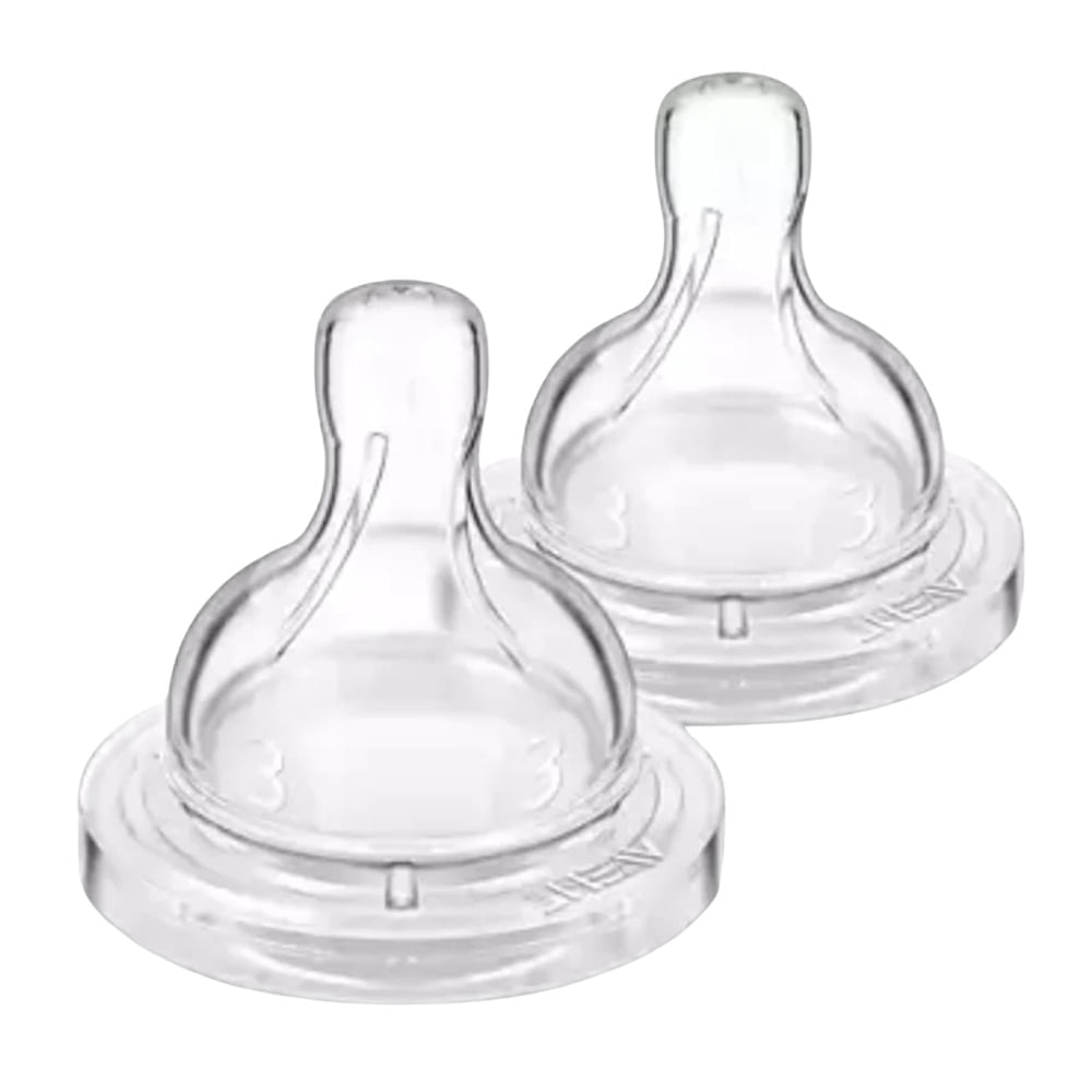 Tetina anticólicos flujo espeso 6M+ pack x2 AVENT