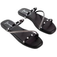 Sandalias flat perlas SINGULAR Mujer