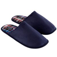 Pantuflas básicas checks SINGULAR Hombre