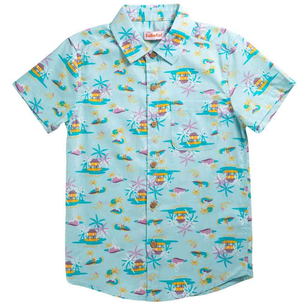Camisas Manga Corta Estampada 2 Niño EUREKA