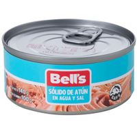 Sólido de Atún en Agua BELL'S Lata 140g