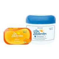 Pack Crema Antiescalduras para Bebé DR. ZAIDMAN Dermaprotect Pote 100g + Jabón para Bebé DR ZAIDMAN Glicerina Bolsa 80g