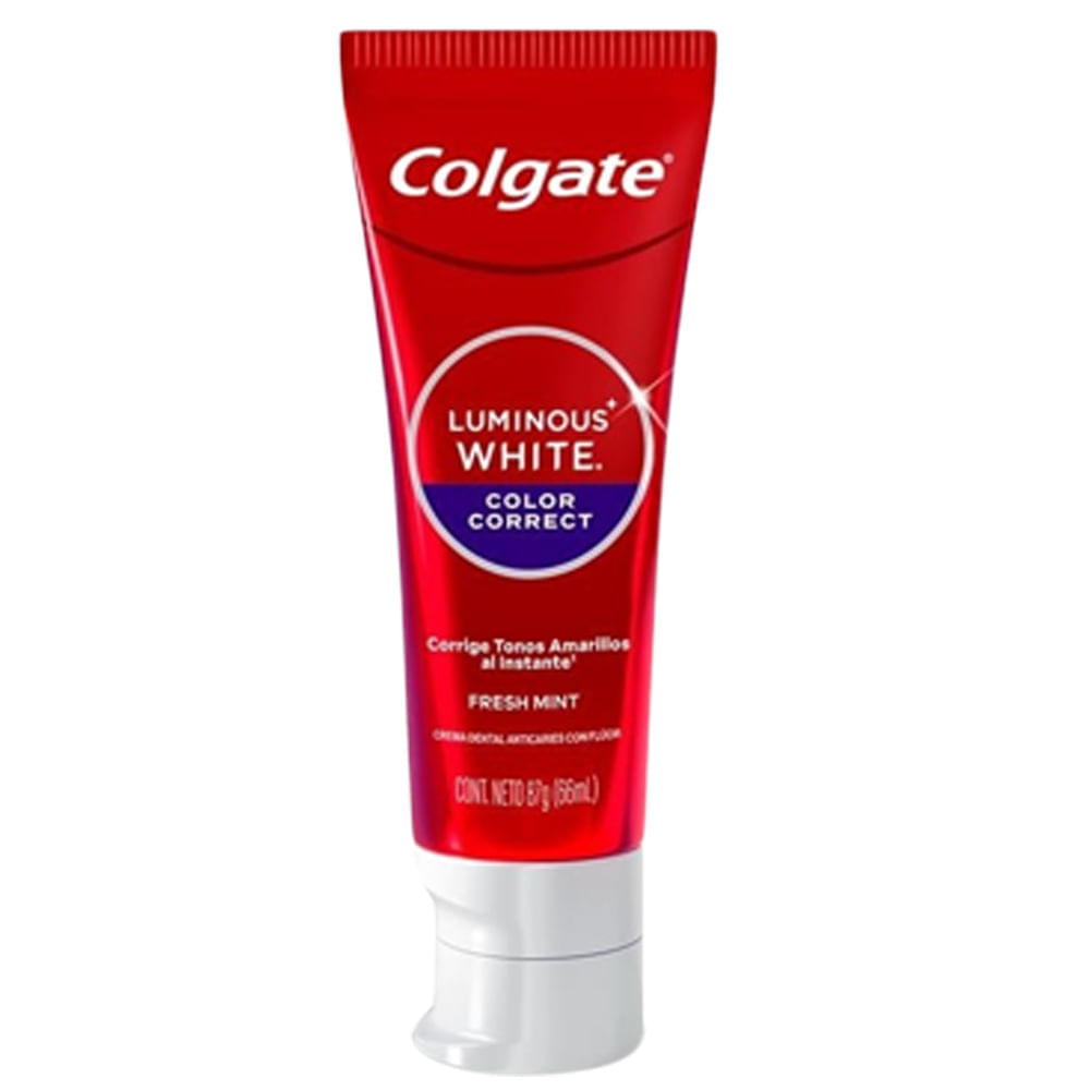 Crema Dental Colgate Luminous White Color Correct Tubo 66ml