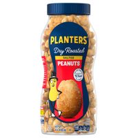 Dry Roasted Peanut Sal PLANTERS Botella 453g