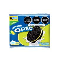 Galletas OREO Nabisco Sabor Limón Bolsa 36g Paquete 6un