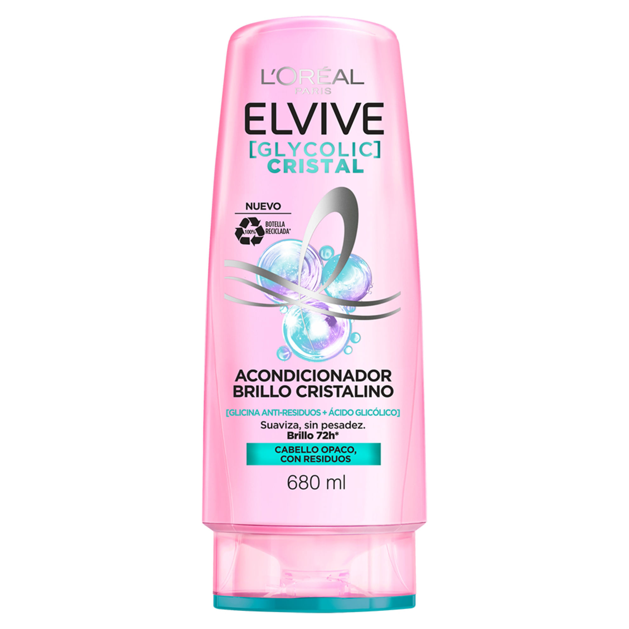 Acondicionador ELVIVE Glycolic Crystal Frasco 680ml