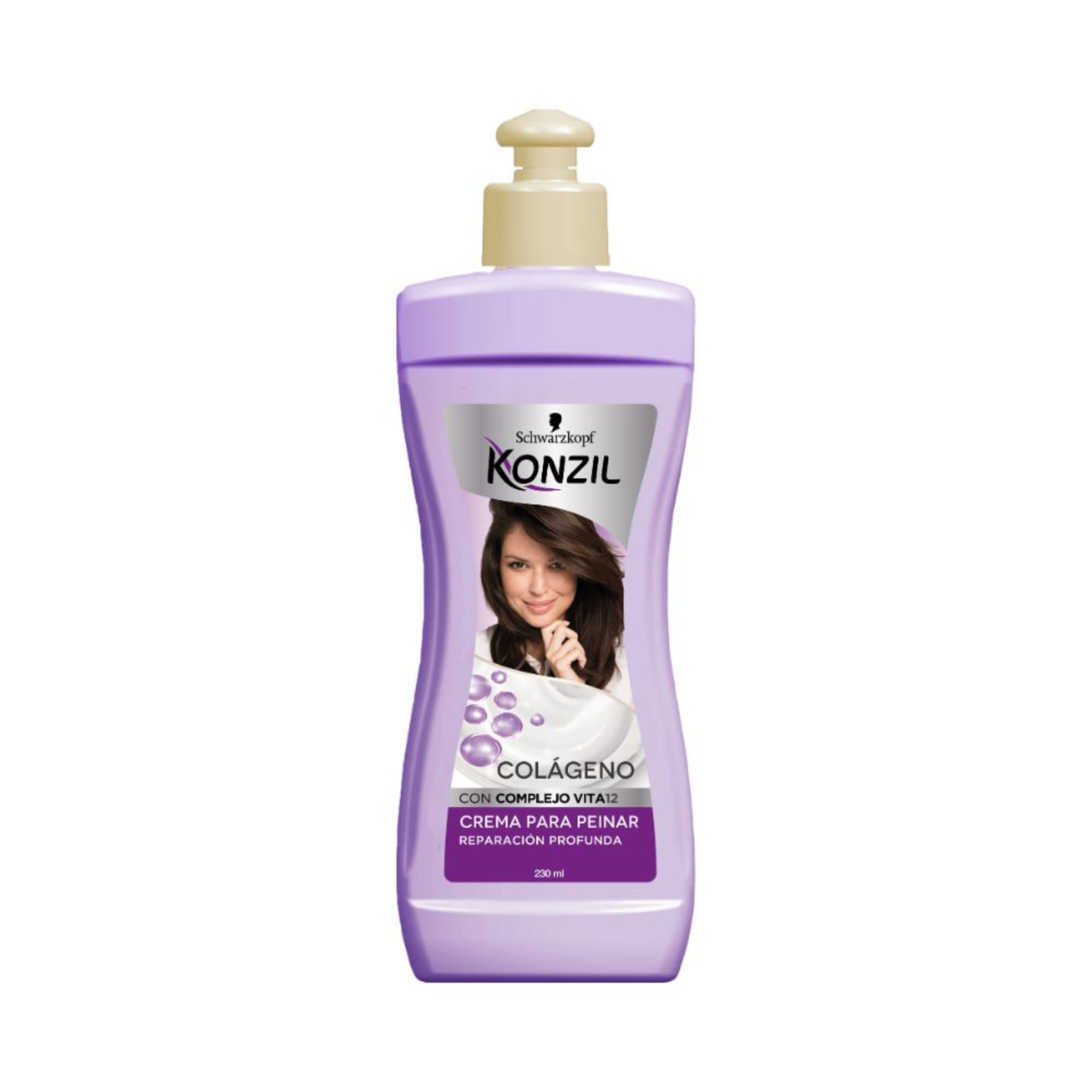 Crema para Peinar KONZIL Colágeno Frasco 230ml