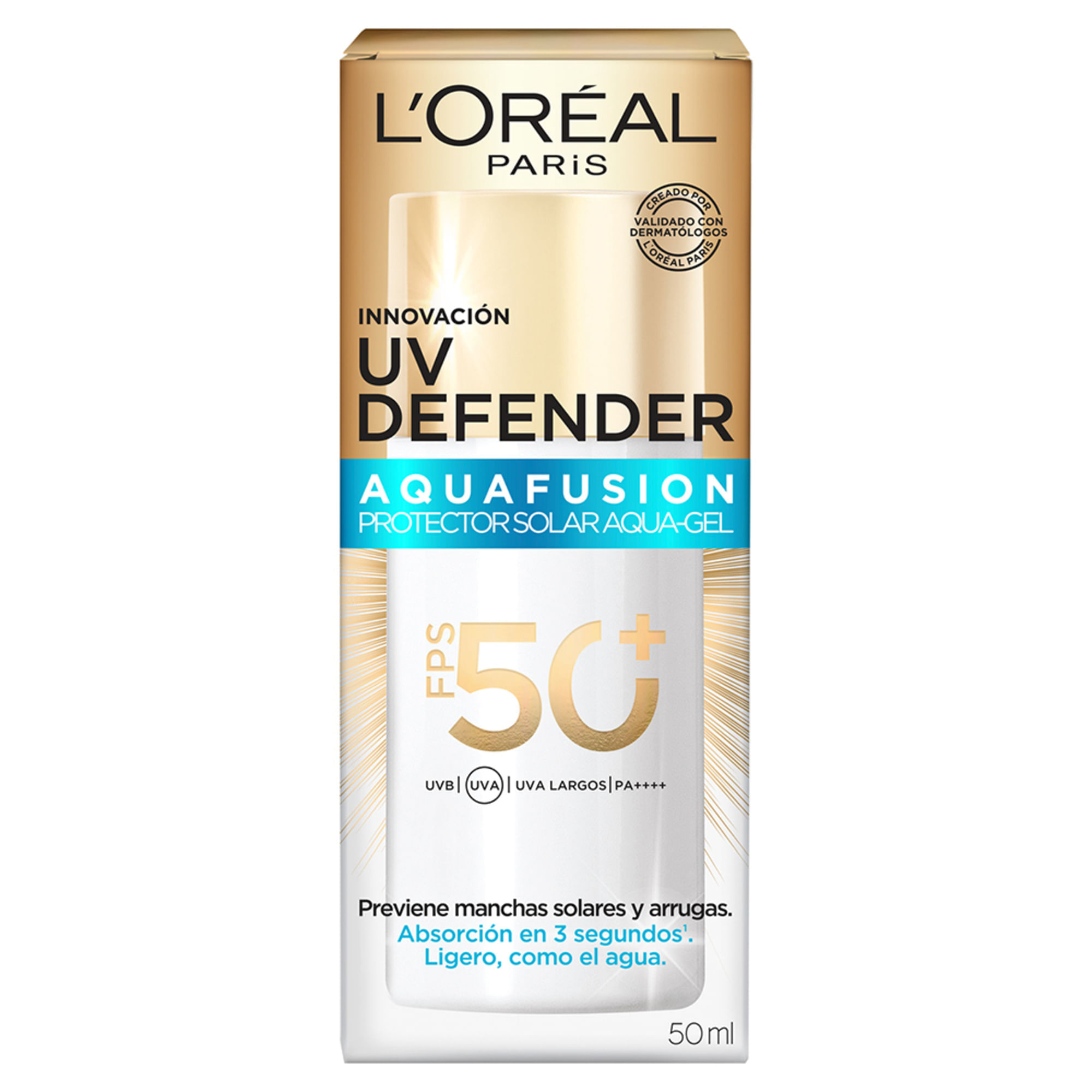 Bloqueador Facial LOREAL UV Defender Aqua SPF50 Frasco 50ml