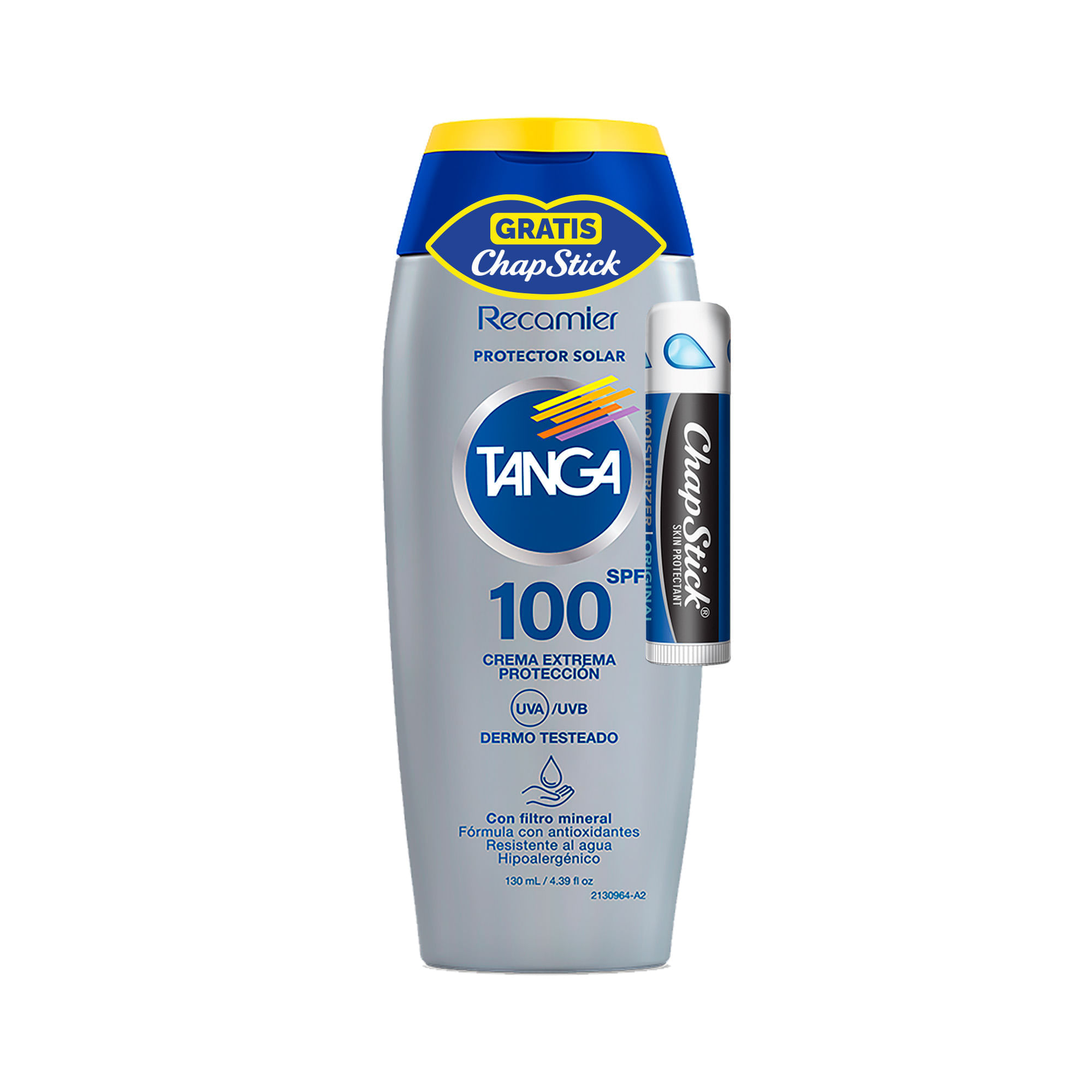 Protector Solar Facial TANGA SPF100 Kids Botella 130ml