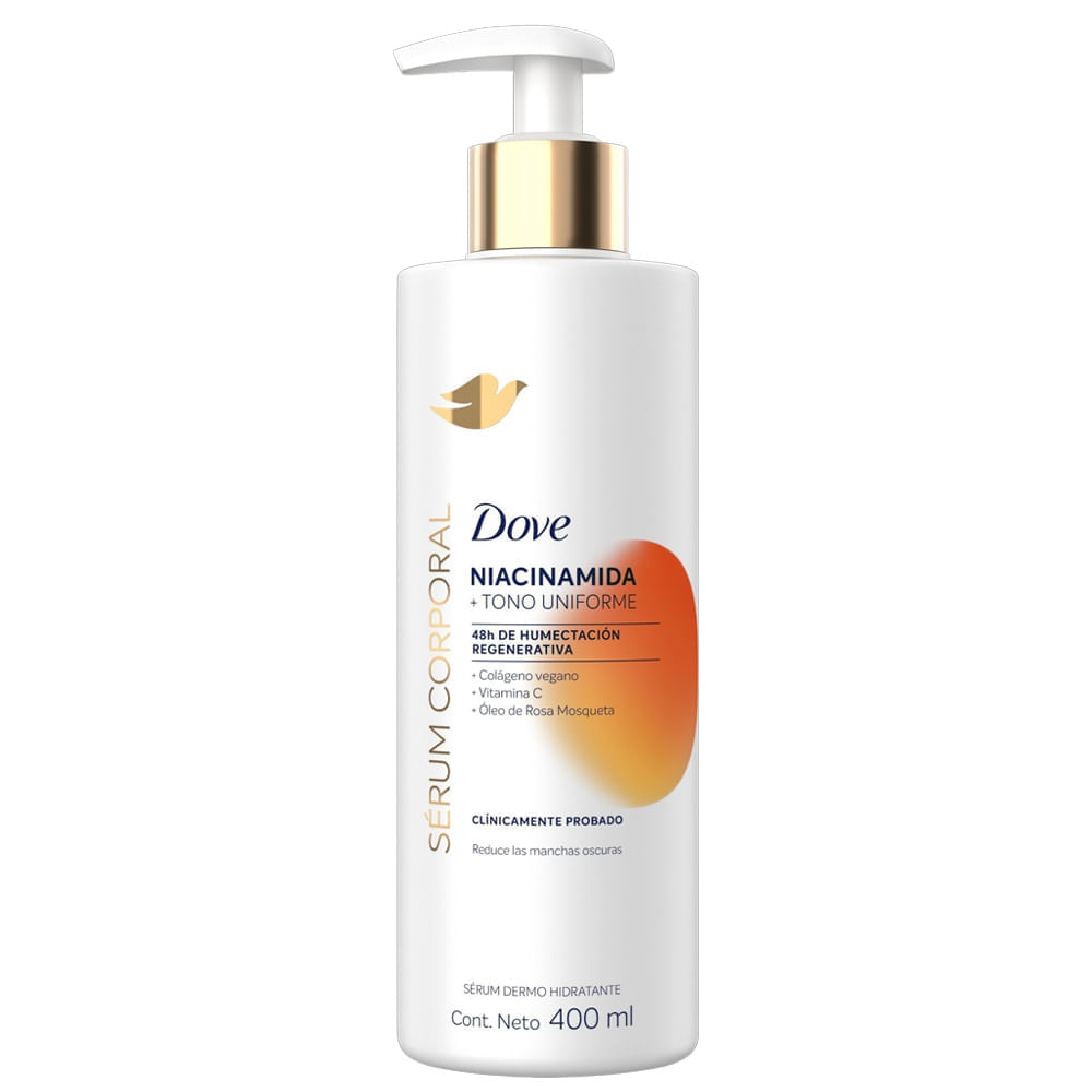 Sérum Corporal DOVE Tono Uniforme Niaci Frasco 400ml