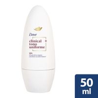 Desodorante para Mujer Roll On DOVE Clinical Tono Uniforme Frasco 150ml