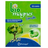 Complemento Nutricional BIOMAGNES Limón Polvo Efervescente Sobre 5g Caja 33un