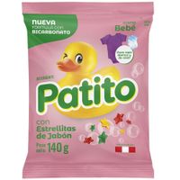 Detergente en Polvo PATITO Bicarbonato Bebé Bolsa 140g