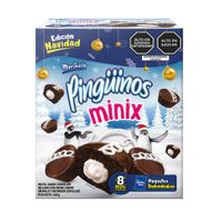 Pastelito Minix Pingüino MARINELA Chocolate Caja 8un