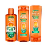 Pack FRUCTIS Shampoo Oil Control Frasco 350ml + Acondicionador Oil Control Frasco 350ml + Crema Oil Control