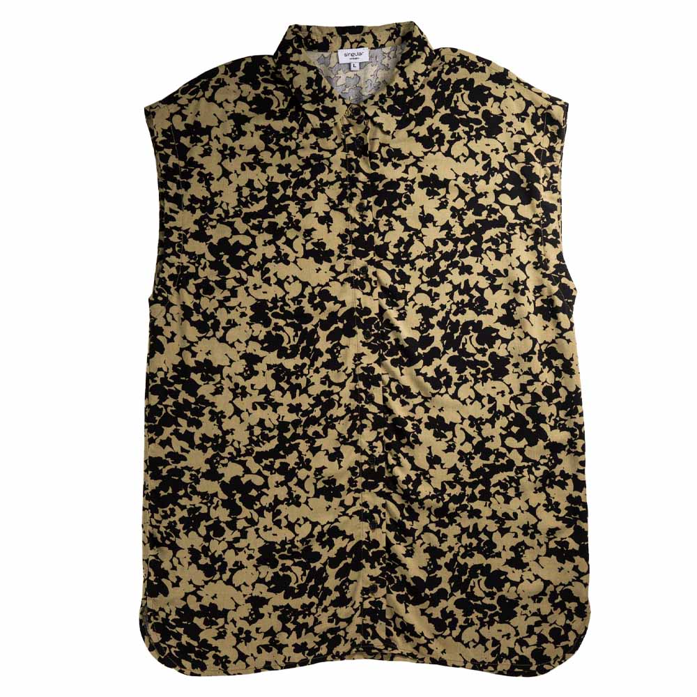 Blusas Manga Corta manga cero sra print Mujer SINGULAR